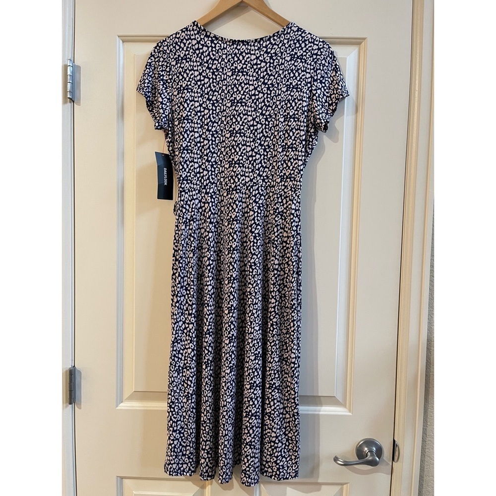 GILLI leopard print faux wrap dress NWT - Picture 6 of 8